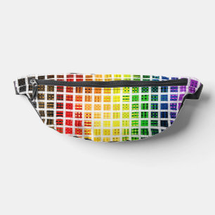 Drapeau de fierté gay arc-en-ciel coloré à carreau