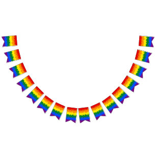 Drapeau de fierté gay arc-en-ciel mosaïque abstrai