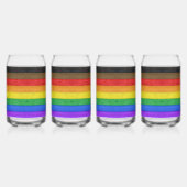 Drapeau de fierté gay inclusif de SlipperyJoe text (Recto)