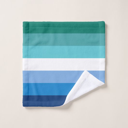 Drapeau de fierté gay masculin (Gant de toilette)