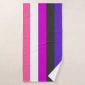 Drapeau de fierté genderfluid (Serviette de bain)