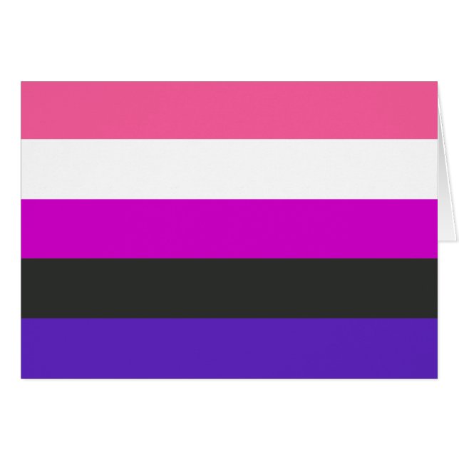 Drapeau de fierté genderfluid (Devant horizontal)