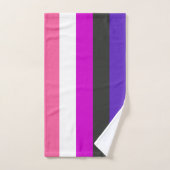 Drapeau de fierté genderfluid (Serviette à main)