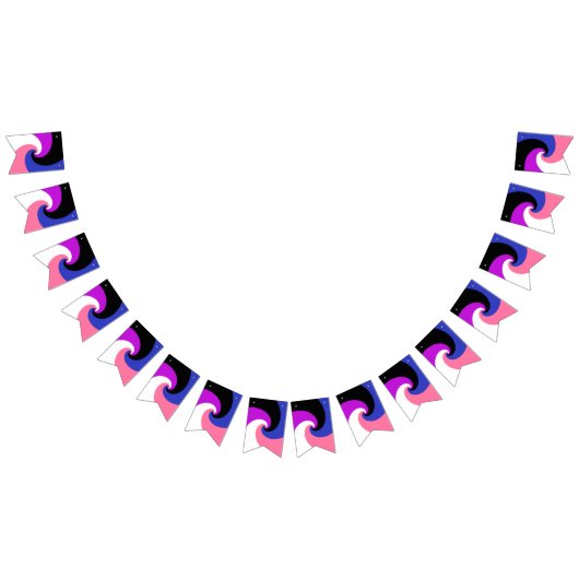 Drapeau de fierté Genderfluid abstrait à spirale B (Tout)
