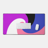 Drapeau de fierté genderfluid abstrait en spirale (Clavier et souris)