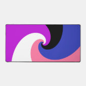 Drapeau de fierté genderfluid abstrait en spirale (Recto)