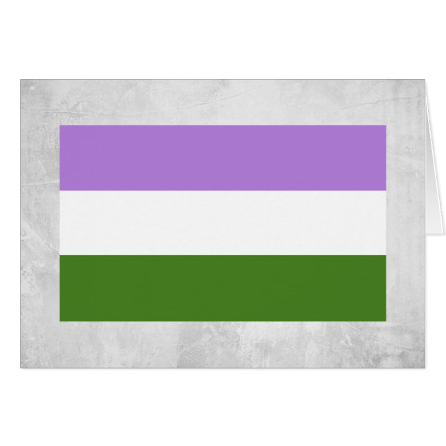 Drapeau de fierté genderqueer (Devant horizontal)