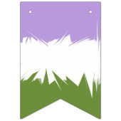 Drapeau de fierté Genderqueer abstrait ZigZag épic (Troisième drapeau)