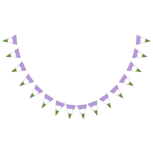 Drapeau de fierté Genderqueer abstrait ZigZag épic (Tout)