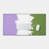 Drapeau de fierté Genderqueer abstrait ZigZag piqu (Clavier et souris)
