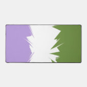 Drapeau de fierté Genderqueer abstrait ZigZag piqu (Recto)