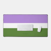 Drapeau de fierté genderqueer de SlipperyJoe lavan (Clavier et souris)