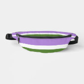 Drapeau de fierté genderqueer de SlipperyJoe lavan (Recto)