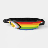 Drapeau de fierté intersexe de SlipperyJoe's fond (Recto)