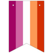 Drapeau de fierté lesbienne (5 bandes) (Deuxième drapeau)