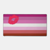 Drapeau de fierté lesbienne au rouge à lèvres Slip (Recto)