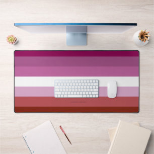 Drapeau de fierté lesbienne de SlipperyJoe féminin