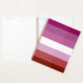 Drapeau de fierté lesbienne de SlipperyJoe féminin (Devant avec enveloppe)