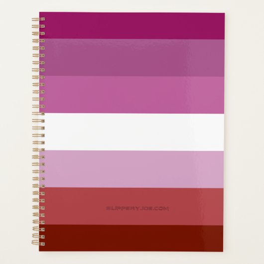 Drapeau de fierté lesbienne de SlipperyJoe féminin (Devant)