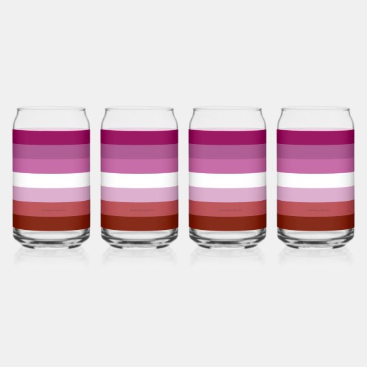 Drapeau de fierté lesbienne de SlipperyJoe's fémin (Recto)