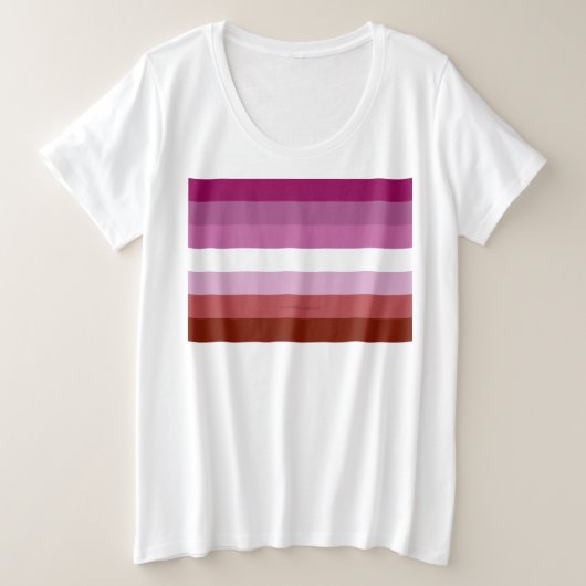 Drapeau de fierté lesbienne de SlipperyJoe's fémin (Design devant)