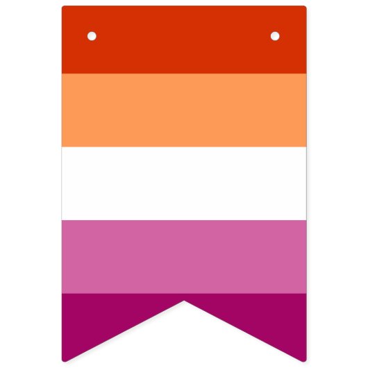 Drapeau de fierté lesbienne LGBTQ (Deuxième drapeau)