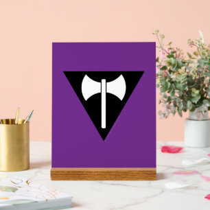 Drapeau de fierté lesbienne SlipperyJoe puissant s