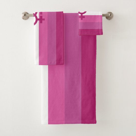 Drapeau de fierté lesbienne WLW (En situation)
