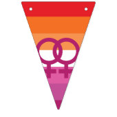 Drapeau de fierté lesbienne WLW (Premier drapeau)