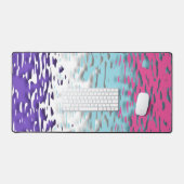 Drapeau de fierté multisexuel funky trippy ondulé  (Clavier et souris)