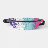 Drapeau de fierté multisexuel funky trippy ondulé (Recto)