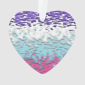 Drapeau de fierté multisexuel funky trippy ondulé  (dos)