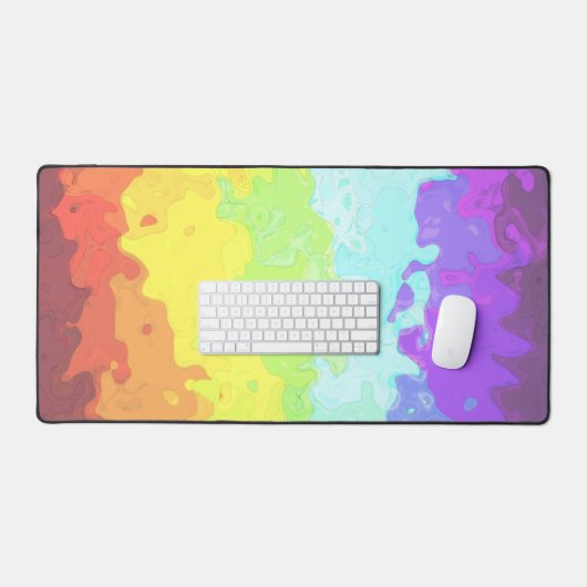 Drapeau de fierté Neurogenre Abstrait BoHo Psychéd (Clavier et souris)