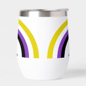 Drapeau de fierté non binaire arc-en-ciel (Gauche)