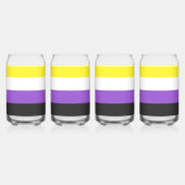 Drapeau de fierté non binaire de SlipperyJoe's jau (Gauche)