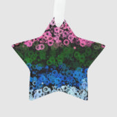 Drapeau de fierté Omniromantique Fleuris Mignon Ré (dos)