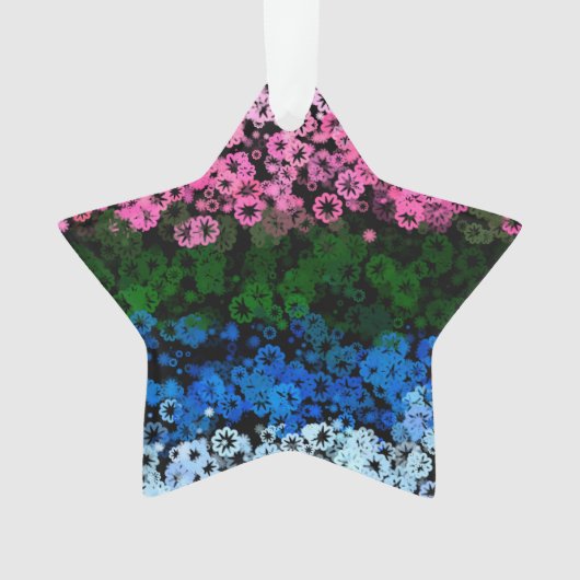 Drapeau de fierté Omniromantique Fleuris Mignon Ré (devant)