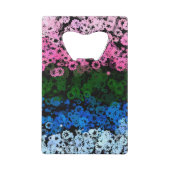 Drapeau de fierté Omniromantique Floral Mignon Rét (Dos)