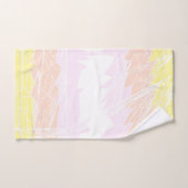 Drapeau de fierté pangender abstrait géométrique g (Serviette à main)
