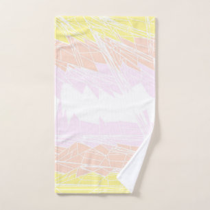 Drapeau de fierté pangender abstrait géométrique g