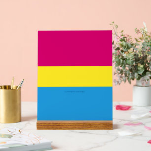 drapeau de fierté pansexuelle SlipperyJoe rose amb