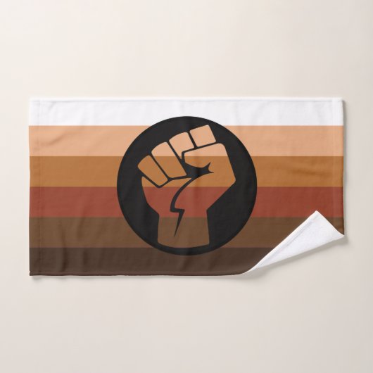 Drapeau de fierté POC (Serviette à main)