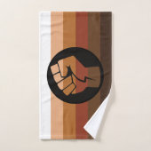 Drapeau de fierté POC (Serviette à main)