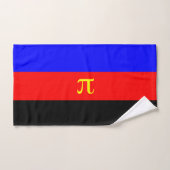 Drapeau de fierté polyamoureuse (Serviette à main)