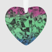 Drapeau de Fierté Polysexuel Groovy Éclectique Rét (devant)