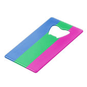 Drapeau de fierté polysexuelle (Devant Angle)
