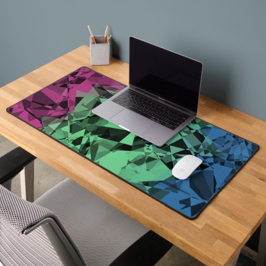 Drapeau de fierté polysexuelle groovy éclectique r (Bureau 2)