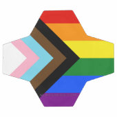 Drapeau de fierté Progress Pride de SlipperyJoe si (Plat)
