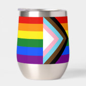 Drapeau de fierté Progress Pride de SlipperyJoe si (Droite)