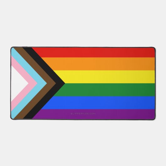 Drapeau de fierté Progress Pride de SlipperyJoe's (Recto)